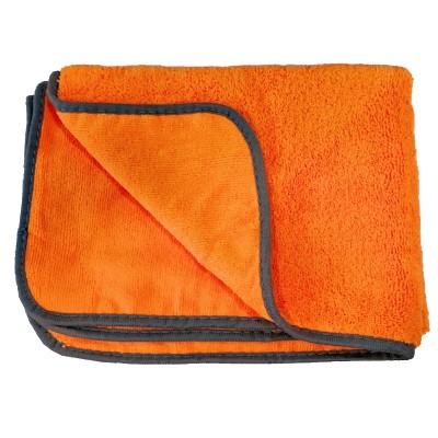 Orange Premium Microfiber Towel