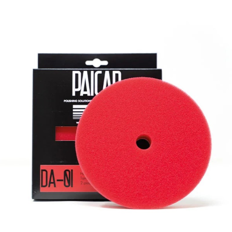 DA-01 Hard Foam Pad Red 125 mm (2 kom)