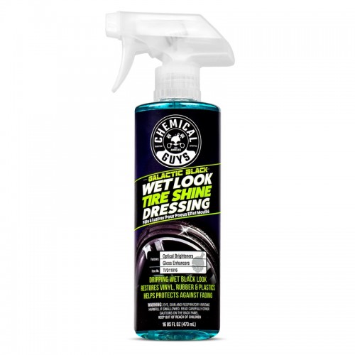 Galactic Black Wet Look Tire Shine Dressing 473 ml